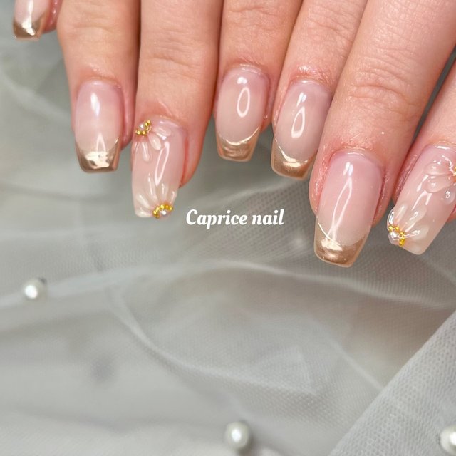 立体感抜群♡春満開のぷっくりフラワーネイル|2024最新ネイルデザイン