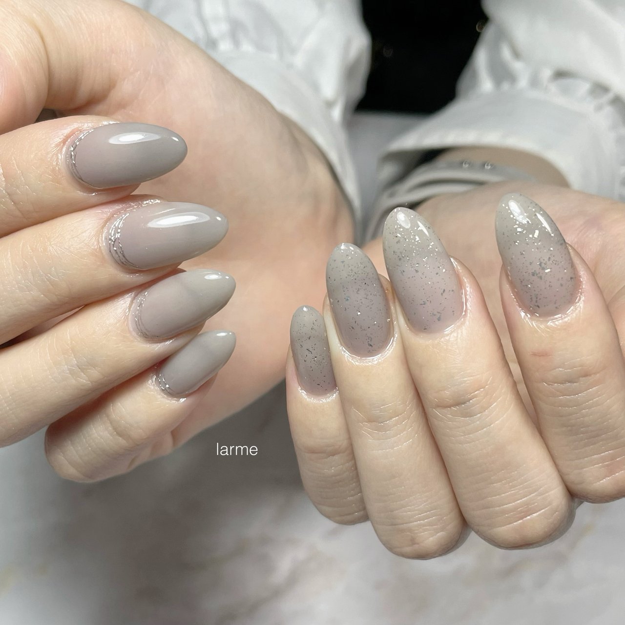 グレーネイルデスク※最後の値下げ ハンド/グレー - nailroomLのネイルデザイン[No.8725623]｜ネイルブック