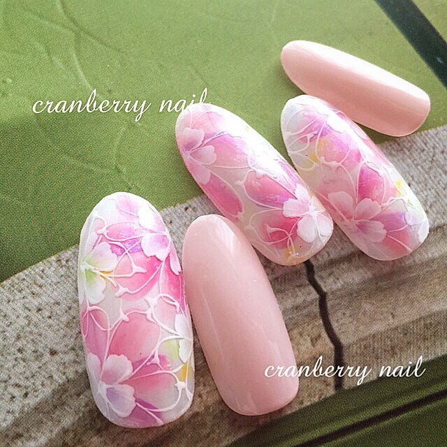 春 夏 オールシーズン リゾート ハンド 所沢ネイルサロン Cranberry Nailのネイルデザイン No ネイルブック