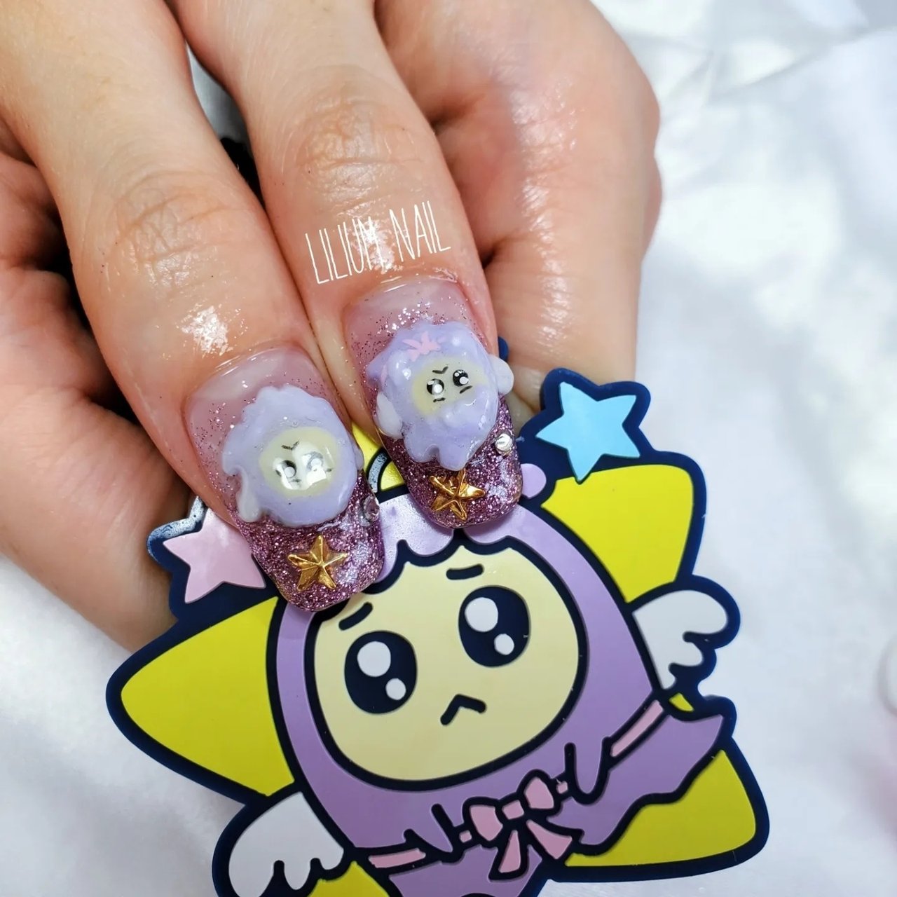 𝙘𝙝𝙞𝙖𝙠𝙞♡3Dネイル💅 | たまごっち💛 3Dのパーツは事前に
