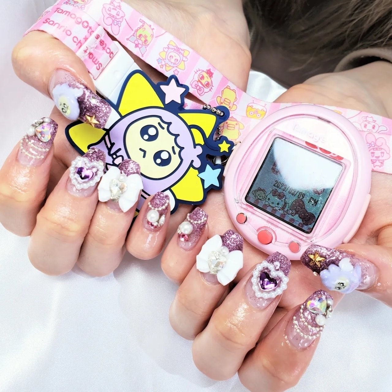 nails#たまごっちネイル#ゲームネイル#ネイル#個性派ネイル#芸術