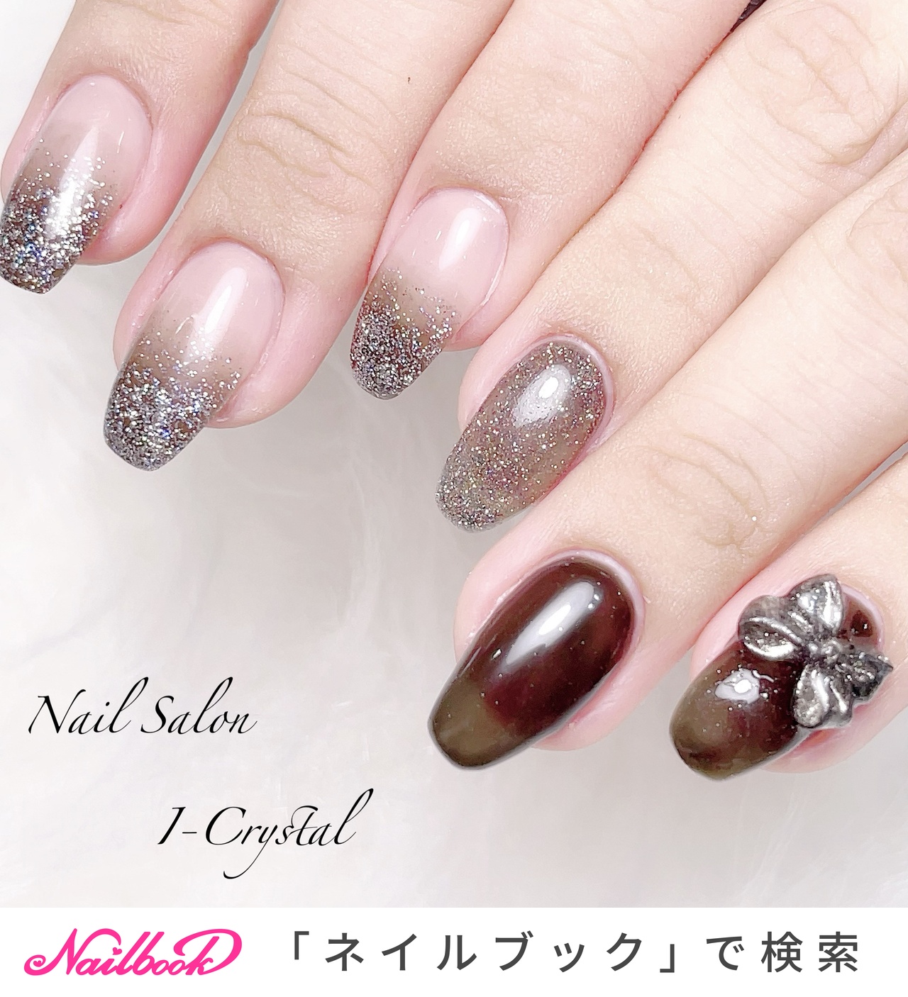 オールシーズン/女子会/推し活/ハンド/シースルー Nail Salon ICrystalのネイルデザイン[No.8728566]｜ネイルブック