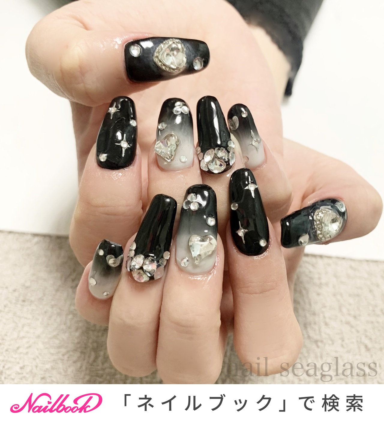 人気順｜モノトーン/#韓国風ネイルのネイルデザイン｜ネイルブック 