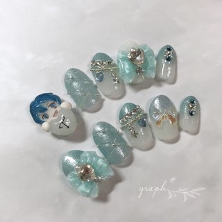 ちぐさ様ご確認用☆オーダーネイルチップ ちぐさくんのネイルデザイン