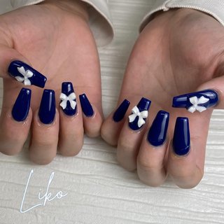 ． 
お客様ネイル𖤣𖥧𖥣｡𖥧𖧧

 #ワンカラーネイル#シンプルネイル #春ネイル
 #ネイルアート #リボンネイル #ネイル #アートネイル 
 #シンプルネイル #ショートネイル #ネイルデザイン 
#トレンドネイル #お洒落ネイル 

当店では画像持ち込み可
パーツ持ち込みも可能です𖤣𖥧𖥣𖡡𖥧𖤣

#ニュアンスネイル #ジェルネイル #ネイルデザイン
#佐賀サロン #佐賀市サロン #佐賀まつげエクステ 
#佐賀ネイル #佐賀市エクステ #佐賀市ネイル
#まつげエクステ #アイブロウ #ネイル #エクステ
#ワンホンエクステ #ネイルサロン #佐賀アイブロウ
#ニューオープン #ニュアンスネイル #ネイルデザイン　#ベイビーブーマー #ワンカラーネイル
#likonailandeyelash 

@dolce_ootakara 
@dolce_nailschool 
@dolce.hanabatake #春 #オールシーズン #パーティー #デート #シンプル #ワンカラー #ニュアンス #リボン #ロング #ネイビー #スカルプチュア #LIKO nail&eyelash #ネイルブック