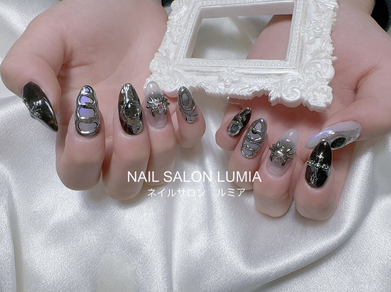 オーバル/スカルプチュア/お客様 - ルナのネイルデザイン[No.8734012