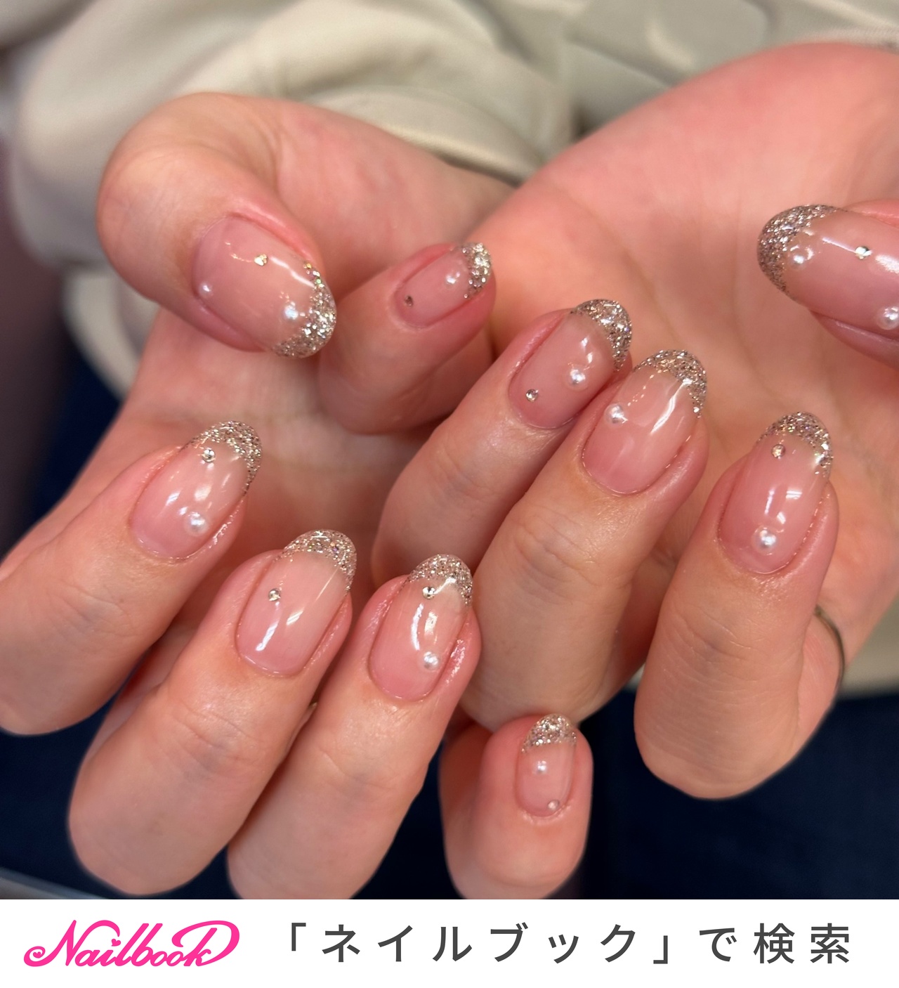 手が綺麗に見えるネイル/春/オールシーズン/オフィス/ハンド - muumuu_nailのネイルデザイン[No.8734124]｜ネイルブック