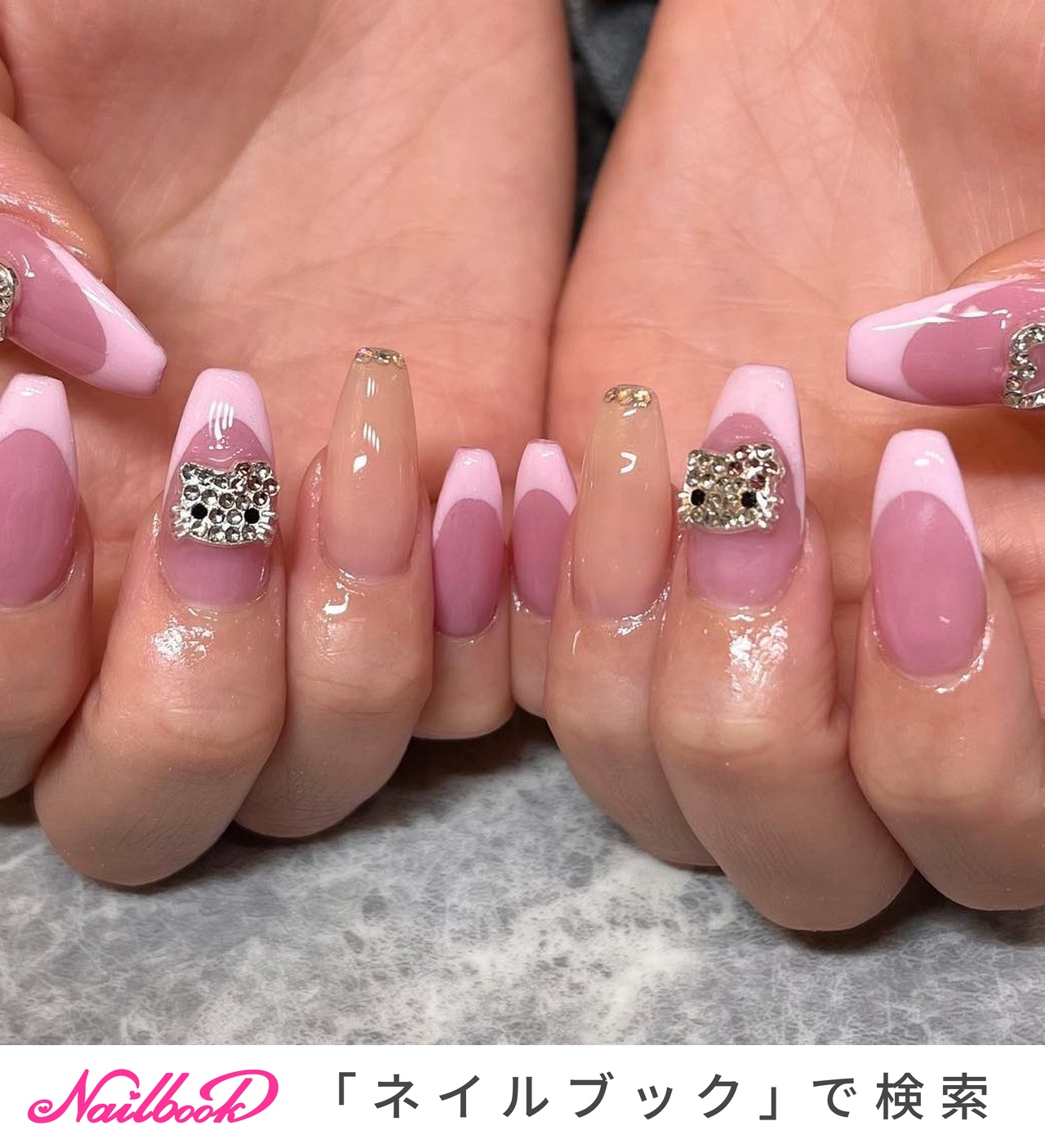 海外フレンチネイルのネイルデザイン｜ネイルブック