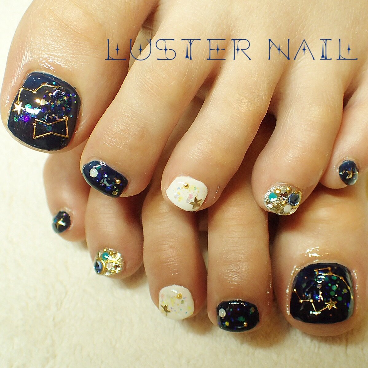 夏 オールシーズン 梅雨 浴衣 フット Lusternailのネイルデザイン No ネイルブック