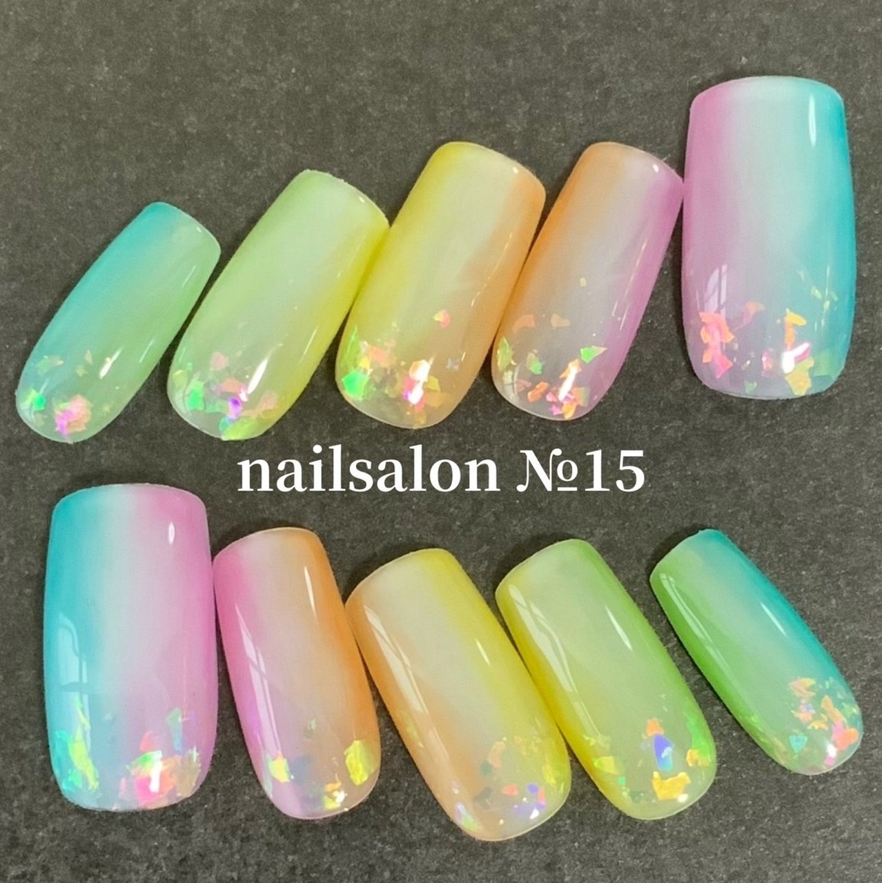 ハンド/パステル/ジェルネイル - nailsalon №15のネイルデザイン[No 