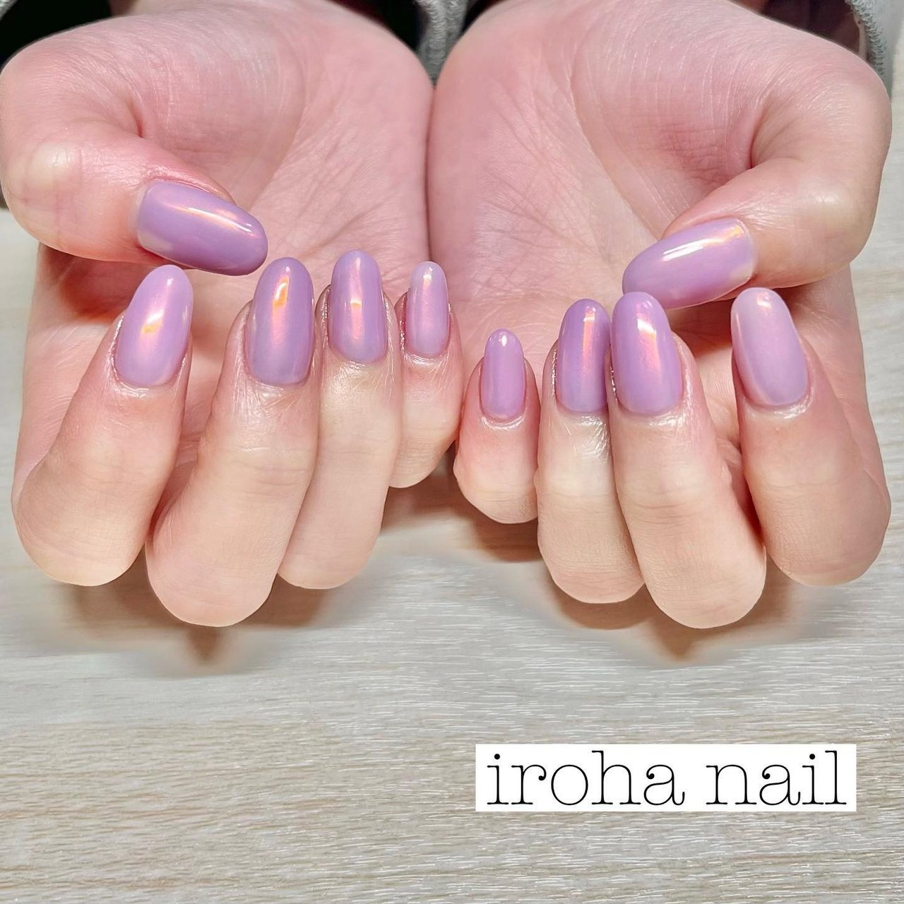 春/オーロラ/ピンク/パープル - iroha_nail.neのネイルデザイン[No