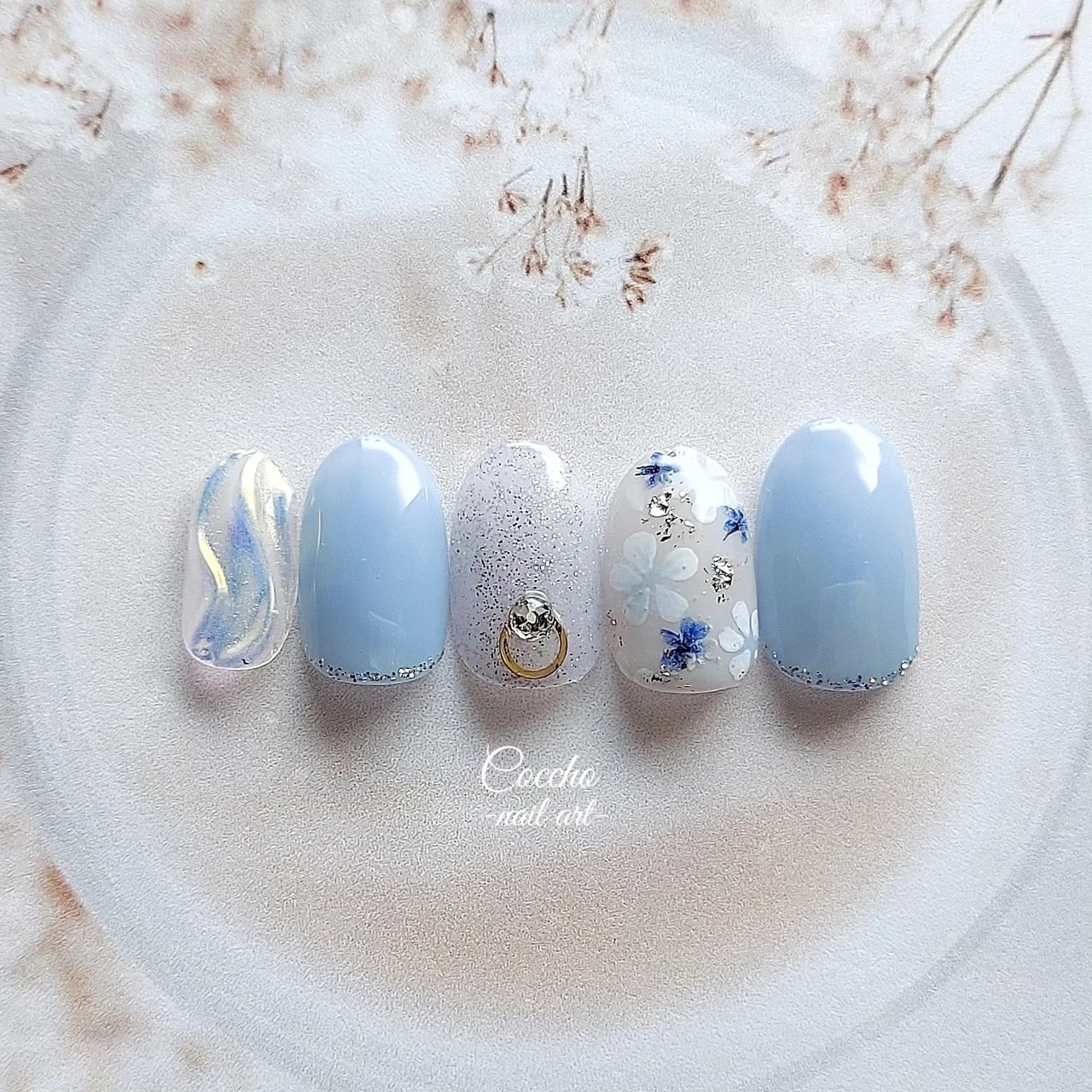 春/オールシーズン/成人式/ブライダル/フラワー - Cocchoのネイル  