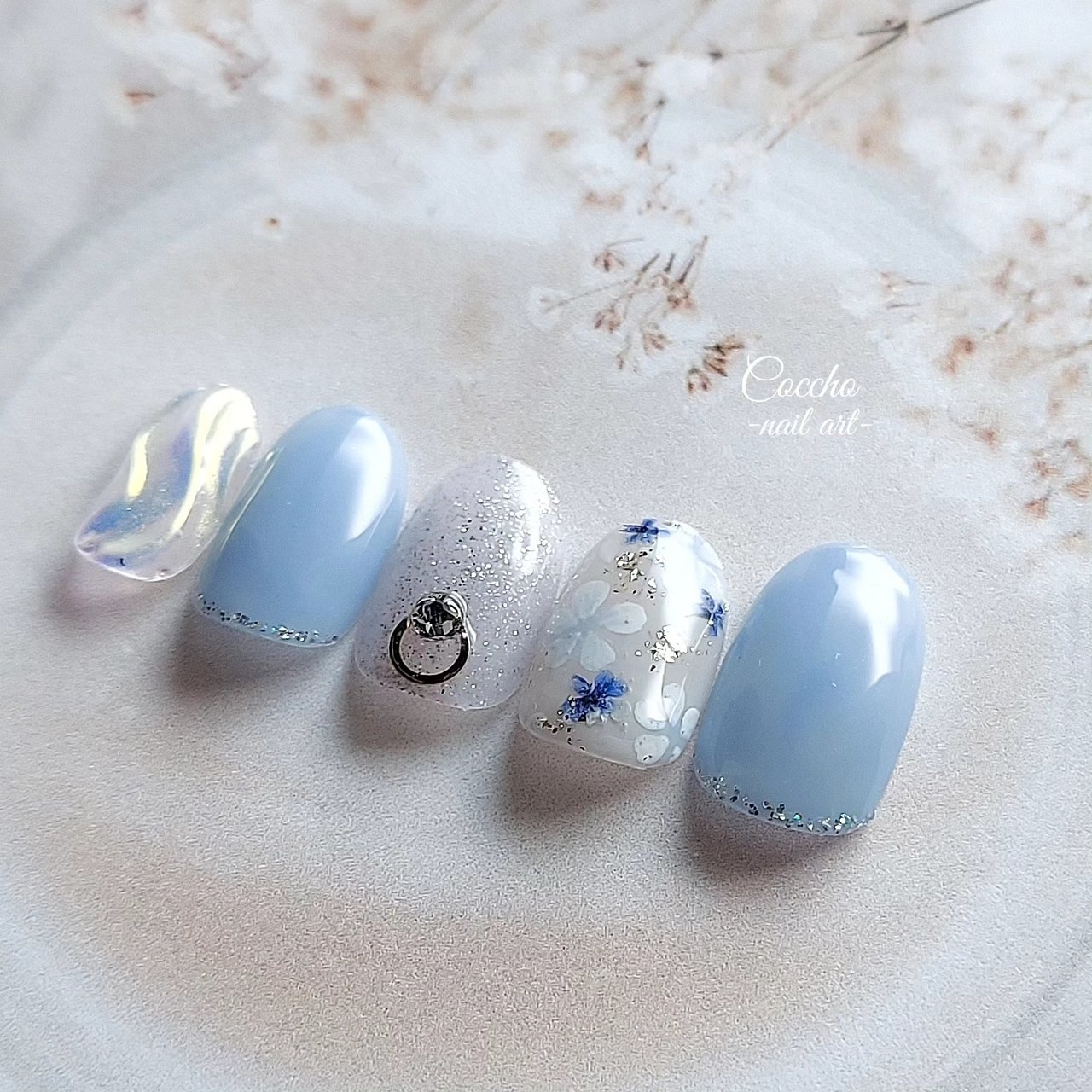 春/オールシーズン/成人式/ブライダル/フラワー - Cocchoのネイル  