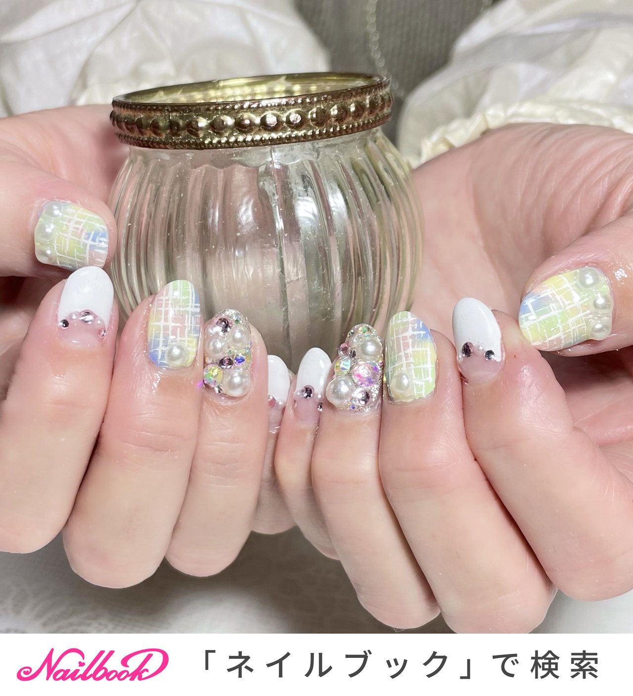 春/カラフル/#逆フレンチのネイルデザイン｜ネイルブック 