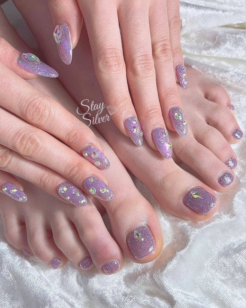 専用3Dネイルアート 10個セット ピンク パープル 春/ワンホン/韓国/パープル - IKUMI🐼のネイルデザイン[No.8747951