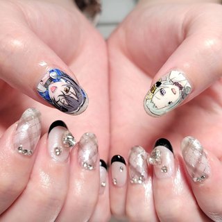 ゆみ@痛ネイルキャラネイルのネイルデザイン[No.8762074]｜ネイルブック