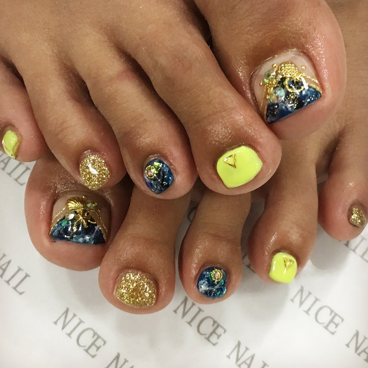 夏 海 リゾート デート フット Coconailsのネイルデザイン No ネイルブック