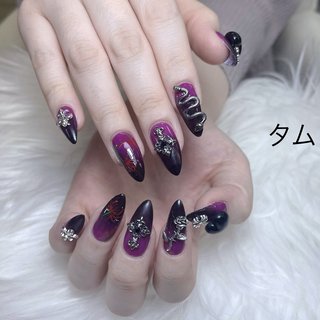 ネイルチップ 量産型 ワンホン 韓国 チークネイル ちゅるん 赤 #121