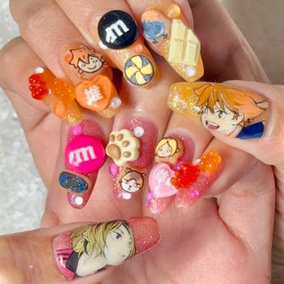 ハイキュー！ ネイル💅
参戦したよ！良かった😍
♡♡♡⁡⁡
⁡⁡
9時〜18時(最終受付16時)
コロナの影響により開始時間を9時半にしております。

┈┈┈┈┈┈┈┈┈┈┈┈
【nail salon Chinon】
京都府京都市伏見区羽束師
長岡京駅から徒歩25分
駐車場完備◎

HP ：https://nail-chinon.jp/
TEL：08077909467
予約サイト：https://nailbook.jp/nail-salon/22689/reservation/

ご予約は予約サイト(ネイルブック)からすぐに出来ます🎶
9時〜18時(最終受付16時)
コロナの影響により開始時間を9時半にしております。
┈┈┈┈┈┈┈┈┈┈┈┈

━━━━━✼*✲*✻*━━━━✼*✲*✻*━━━━━
 #ネイルサロンシノン
#京都ネイルサロン #伏見区ネイルサロン
#羽束師ネイルサロン #長岡京ネイルサロン 
#向日市ネイルサロン #京都フィルイン 
#ネイルブック掲載店 #プリジェル 
#nailbook_fan
 #痛ネイル京都
#ハイキューネイル
#孤爪研磨 #日向翔陽 #ゴミ捨て場の決戦
#ハイキュー映画 #オールシーズン #ライブ #推し活 #ハンド #痛ネイル #reipyoko #ネイルブック