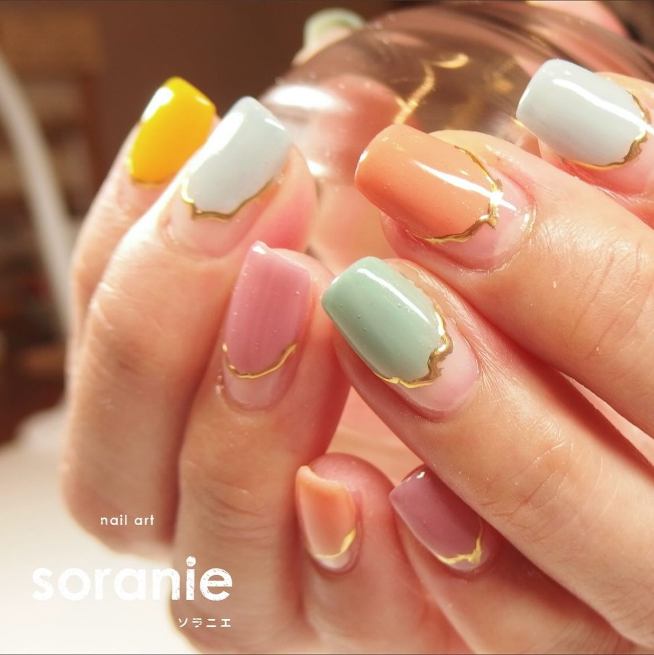春/大人/カラフル - mizumi（sorani.e)のネイルデザイン[No.8754252