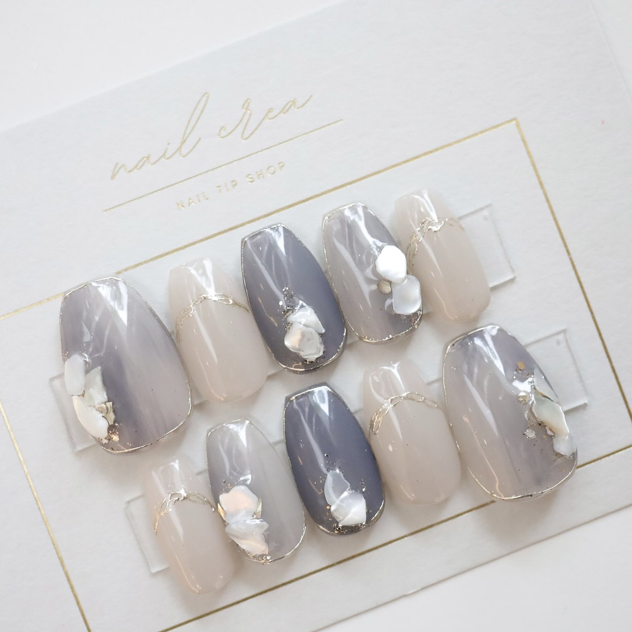 天然石ネイル ニュアンスネイル ネイルチップオーダー ネイルチップ 天然石ネイル ニュアンスネイル ネイルチップオーダー ネイルチップ