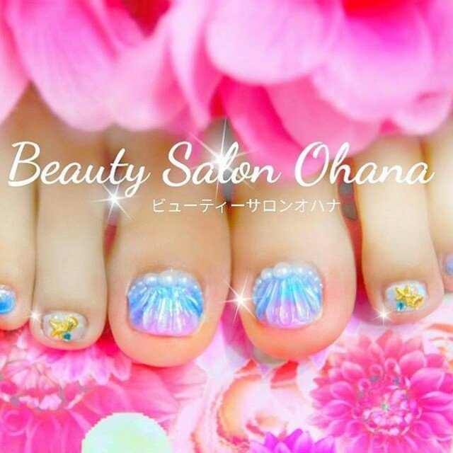 フット ネイル マーメイド ネイルアート最高の画像