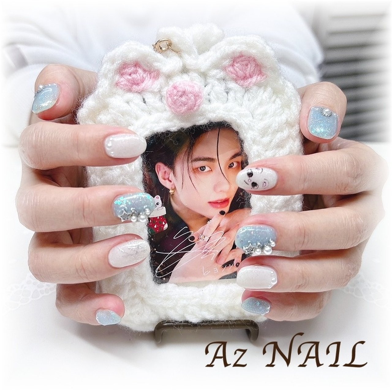 ライブ/推し活/ハンド/ホログラム/パール - Az NAIL ゆき＊のネイルデザイン[No.8756694]｜ネイルブック