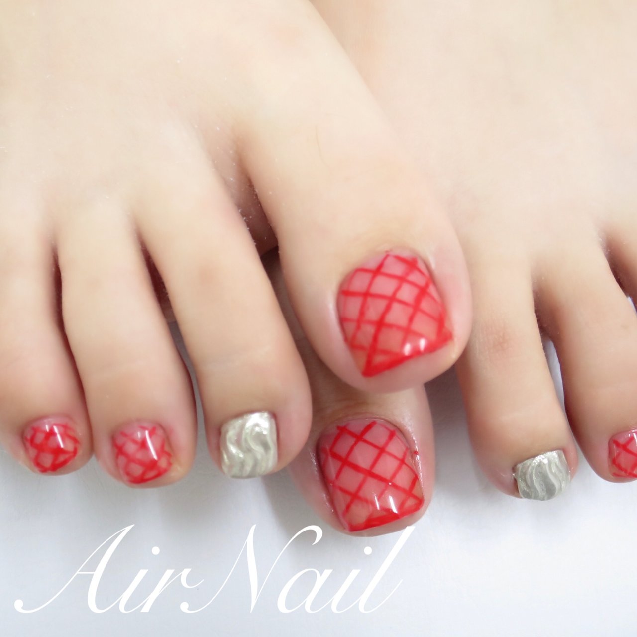 夏 旅行 海 リゾート フット Airnail エアーネイル のネイルデザイン No ネイルブック