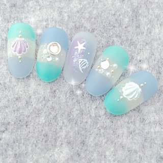 ▶︎ネイルパーツ/スターフィッシュ/シルバー/P-03 オファー ネコポス