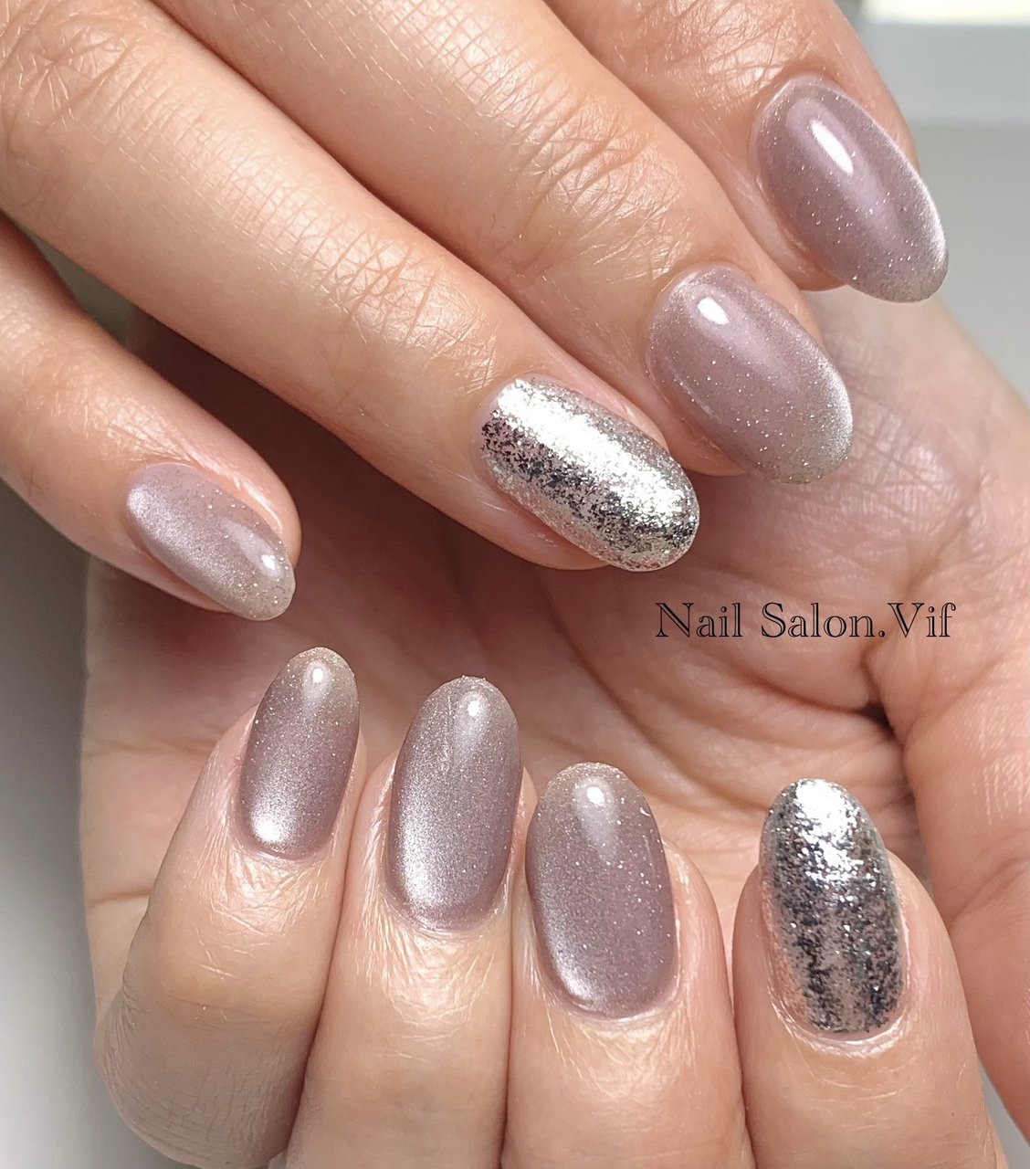 春/オールシーズン/ハンド/マグネット/ちゅるん - NailSalon.Vif