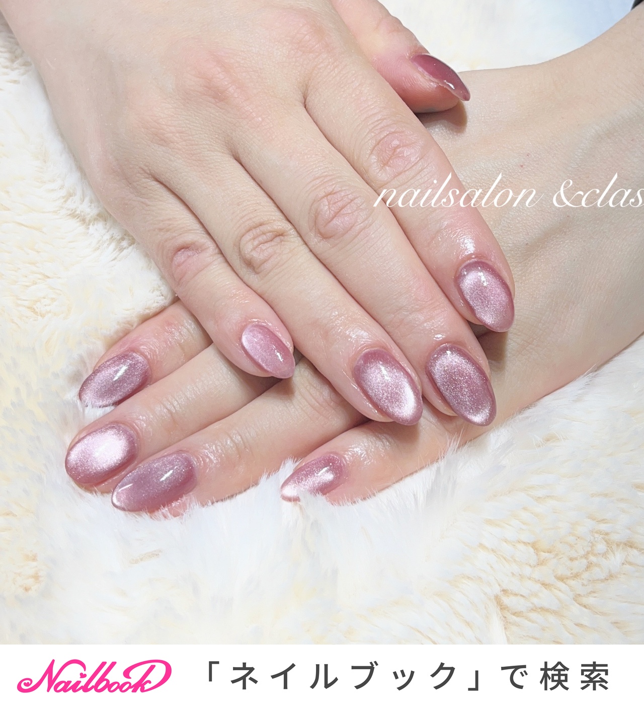 ハンド/ショート/オーバル/ジェルネイル/お客様 - &classy.mの