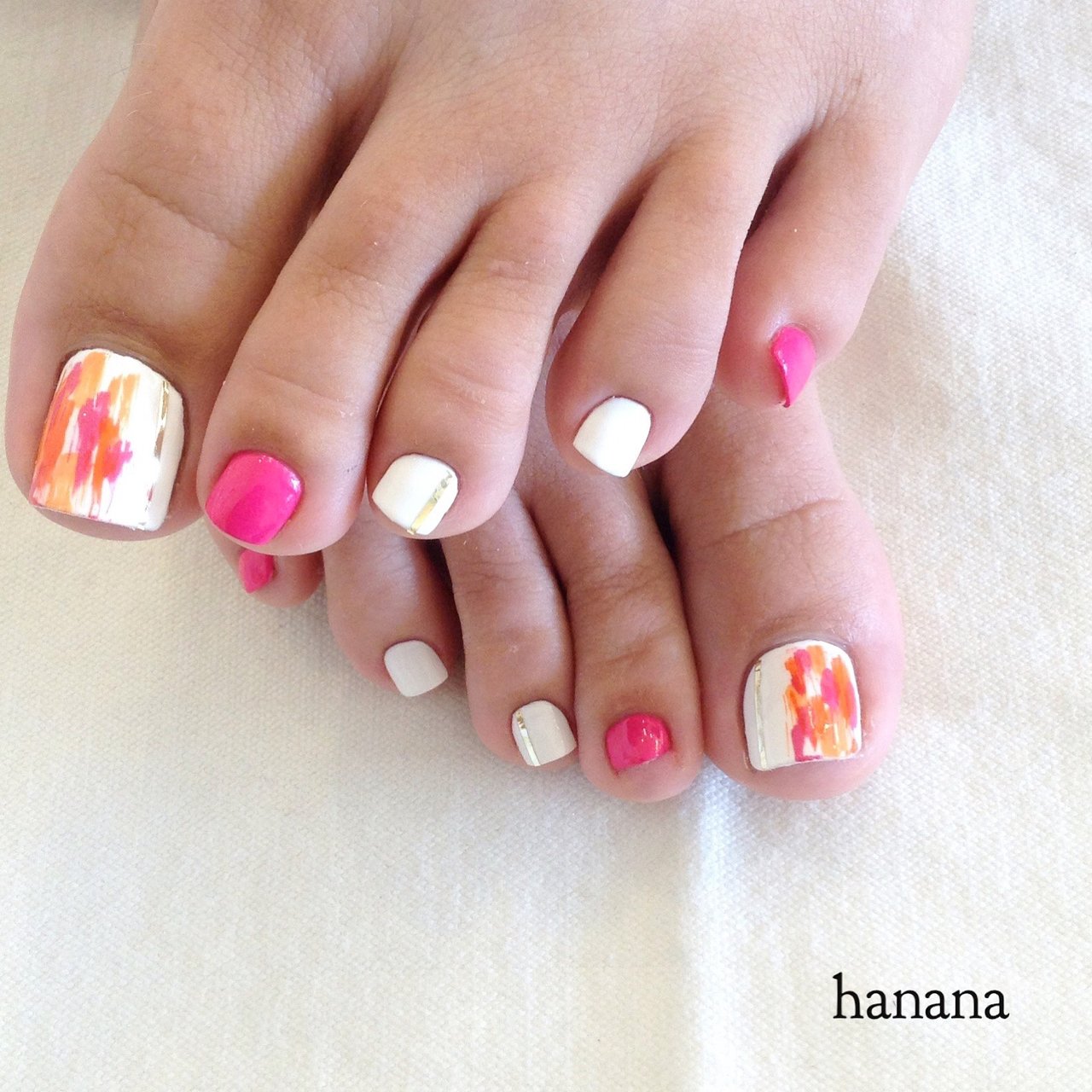 夏 旅行 海 リゾート フット ネイルサロンhananaのネイルデザイン No ネイルブック