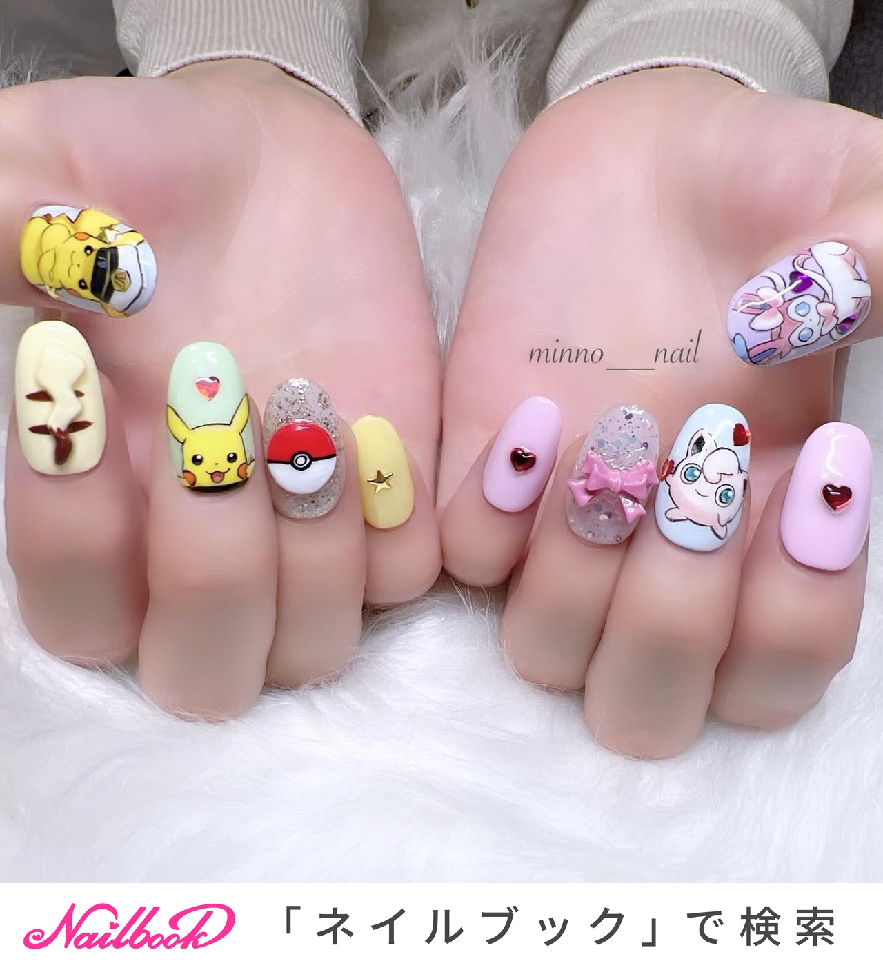 ネイルチップ着画のネイルデザイン｜ネイルブック