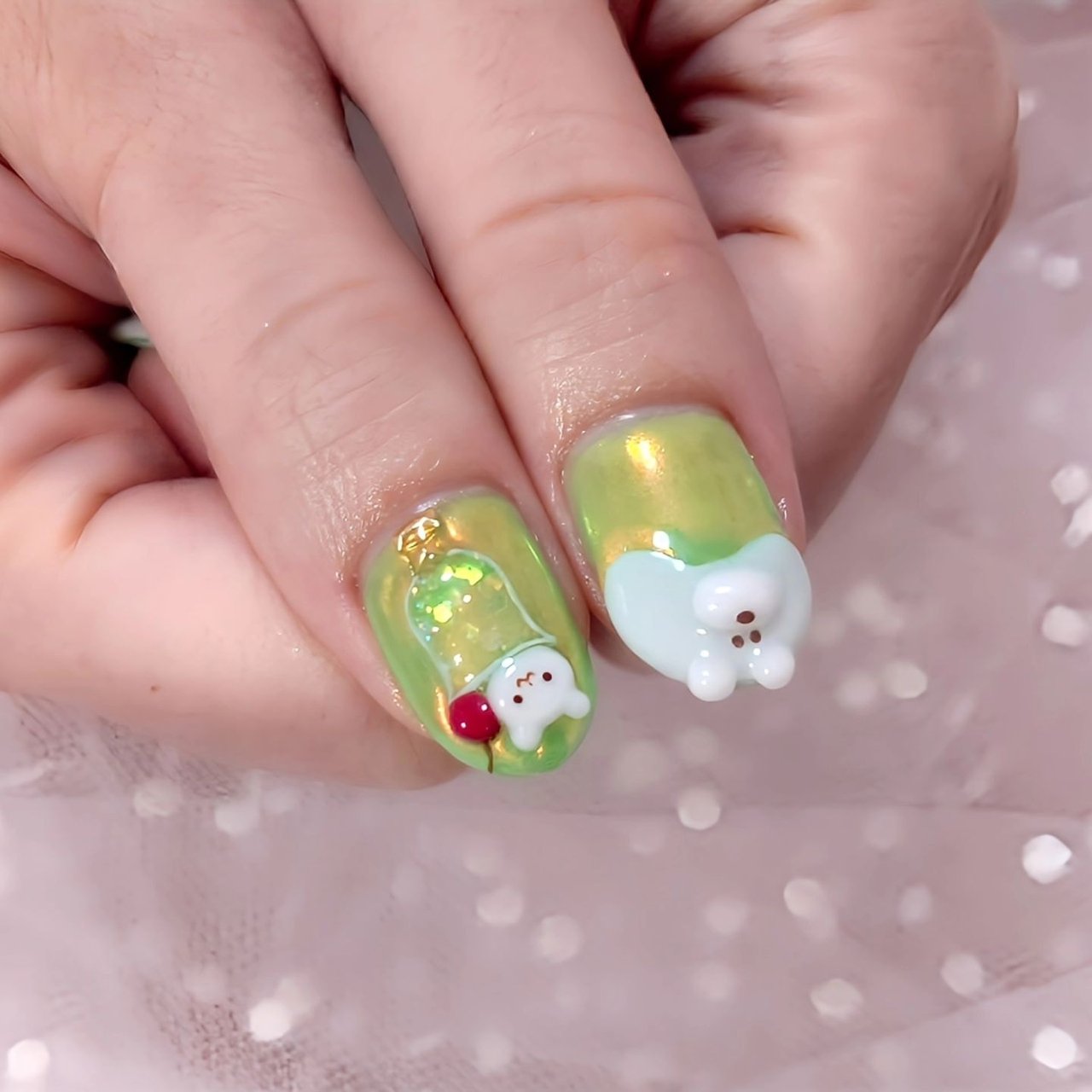 夏/推し活/ジェルネイル - いろはねいる asakiのネイルデザイン[No