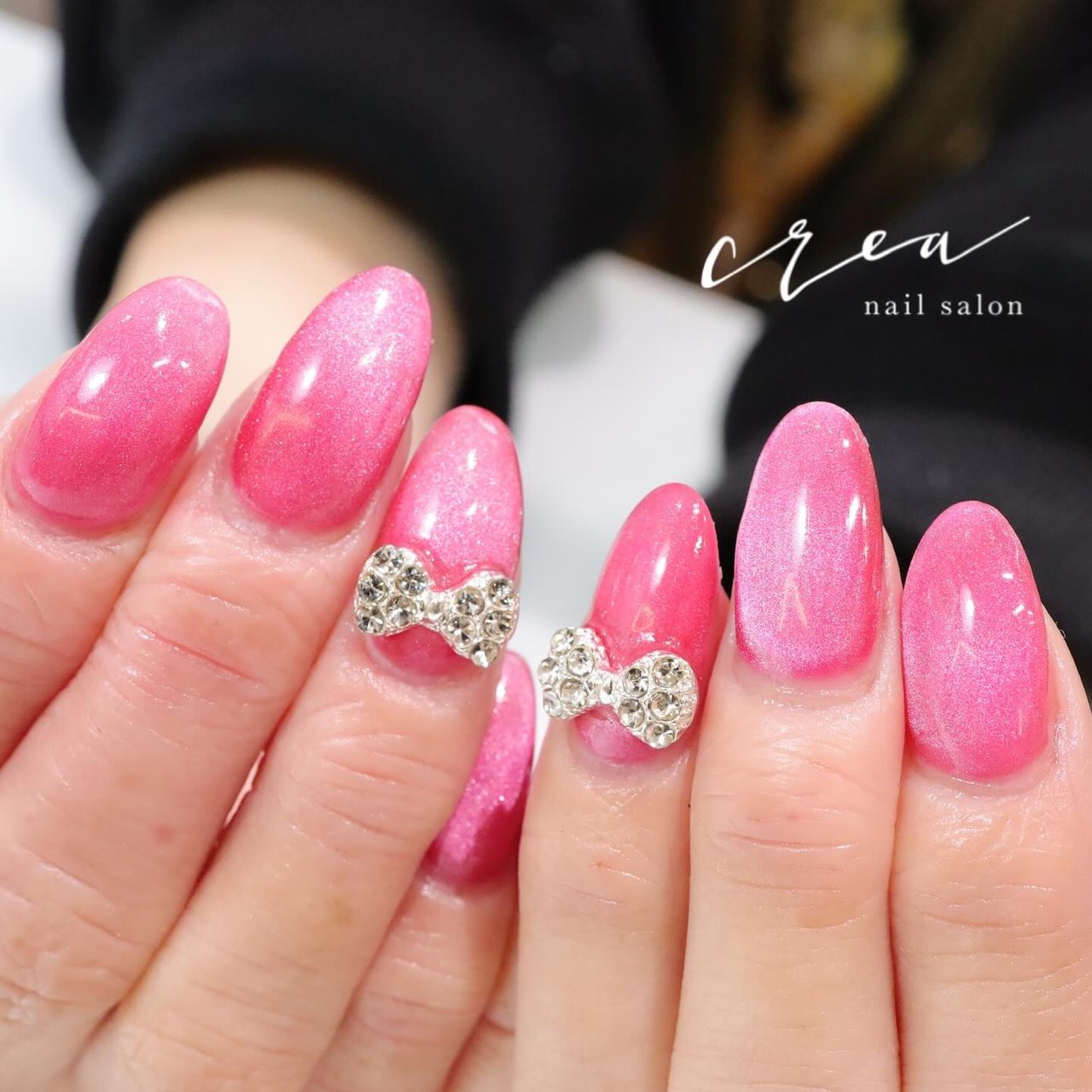 マグネット/リボン/ちゅるん - nailsalon crea 小川ちえのネイル