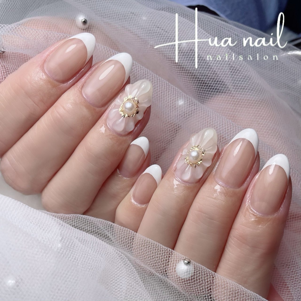 手が綺麗に見えるネイル/春/オフィス/女子会/ハンド - kiyomi〜Gihu/HUA NAILのネイルデザイン[No.8769004]｜ネイルブック