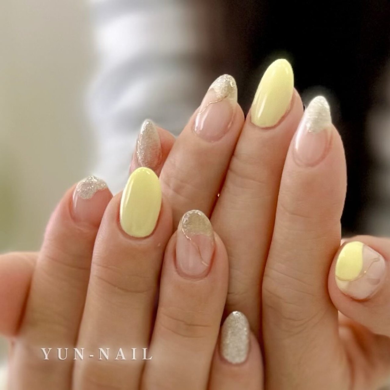 手が綺麗に見えるネイル/春/オフィス/ハンド/シンプル - YUN-NAILの 