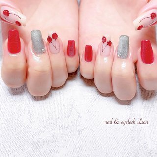 人気順｜#ぷっくりさくらんぼネイルのネイルデザイン｜ネイルブック 