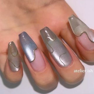 enoi プランパーマグネット Mrine メタリックジェルライナー シルバー