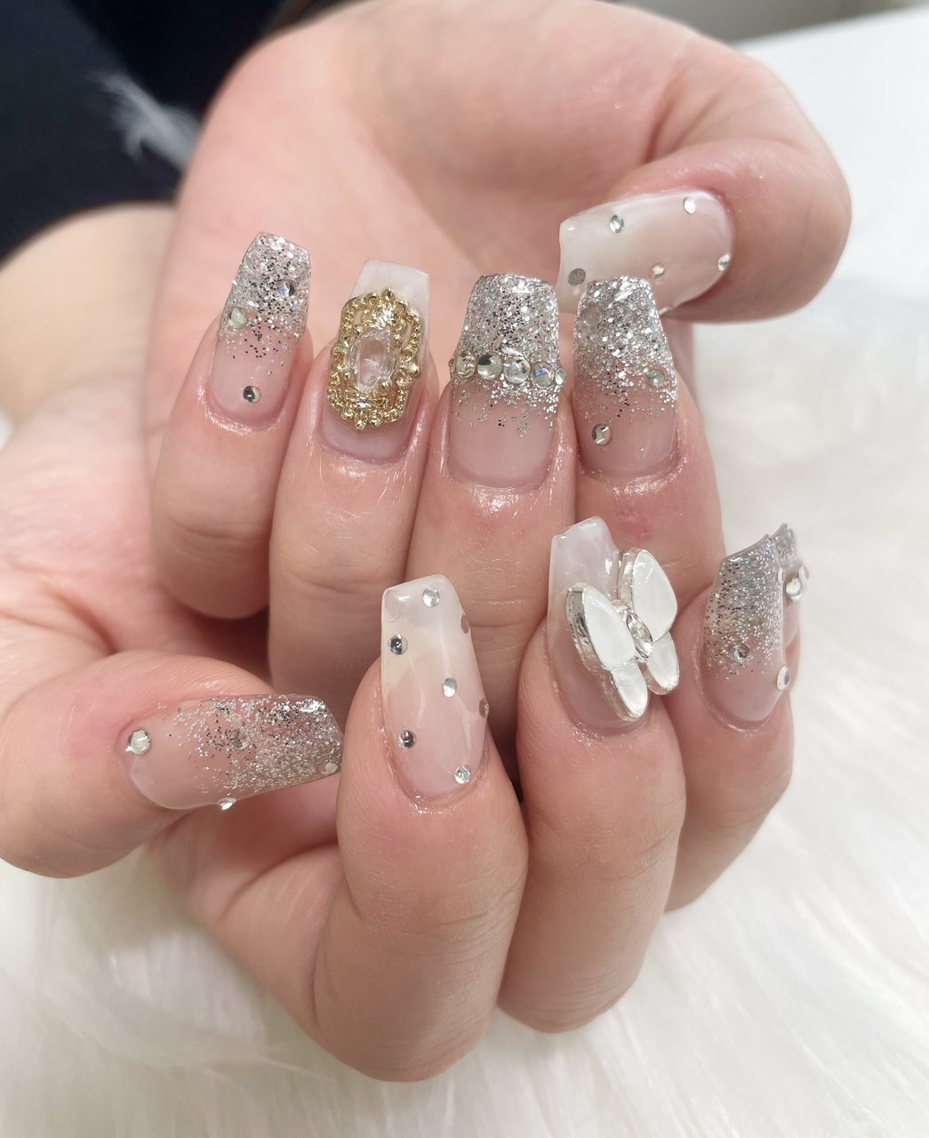 enoiジルコニア ネイルパーツ 4パックセット enoi ジルコニア パーツ enoi ネイルパーツジルコニアセミフラットミニ