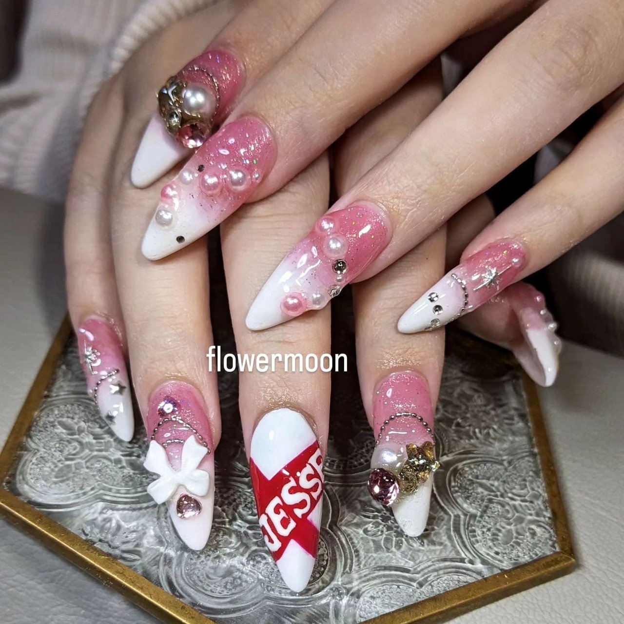 推し活専用】オーダーネイルチップ 付け爪 つけ爪 ハンドメイド