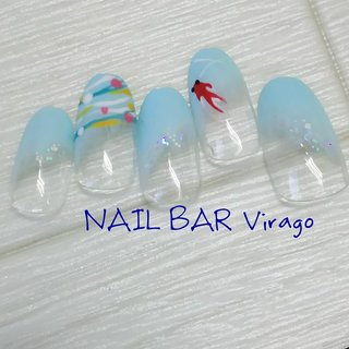 #nailbarvirago #大分市ネイルサロン #大分ネイルサロン #ネイル #ネイルケア #金魚ネイル #ヨーヨーネイル #グラデーションネイル #夏ネイル #浴衣ネイル #シニアネイル #南大分 #夏祭り #70代のお客様 も #ジェルネイル #自爪を削らない #パラジェル #vetro #ノンサンデイング #リクライニングソファ #大人女性ネイル #ネイルブック公式サロン #巻き爪 #巻き爪補正 #ぺディグラス #夏 #海 #浴衣 #デート #ハンド #グラデーション #マリン #押し花 #カモフラージュ #ミディアム #水色 #ジェルネイル #ネイルチップ #nail_bar_virago #ネイルブック