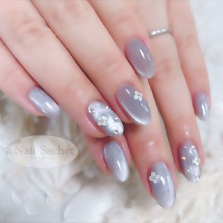 人気順｜ブライダル(結婚式/ウェディング)/バカラのネイルデザイン  