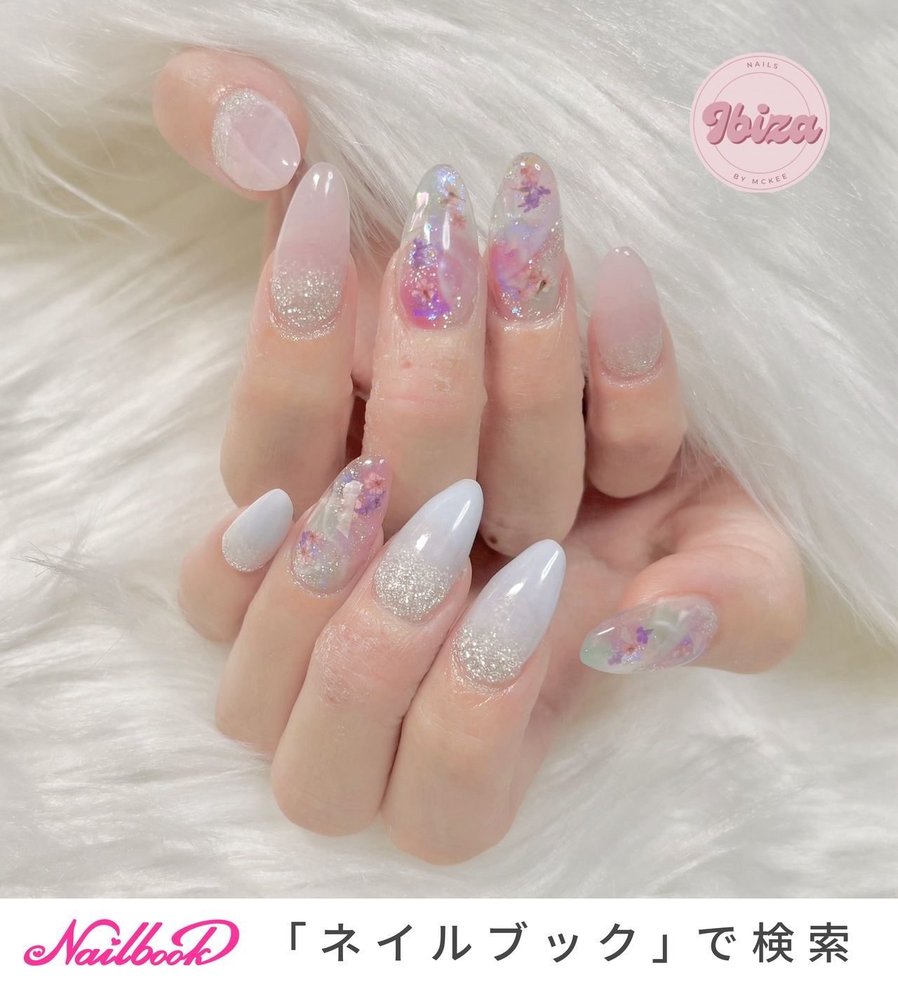 手が綺麗に見えるネイル/春/夏/リゾート/ハンド - IBIZA.まっきーのネイルデザイン[No.8783042]｜ネイルブック
