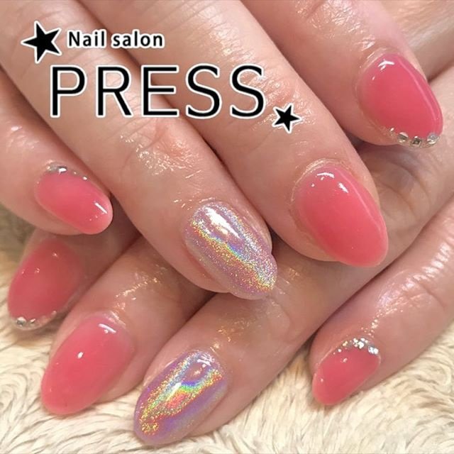 夏 オフィス ハンド シンプル ワンカラー Nail Pressのネイルデザイン No ネイルブック