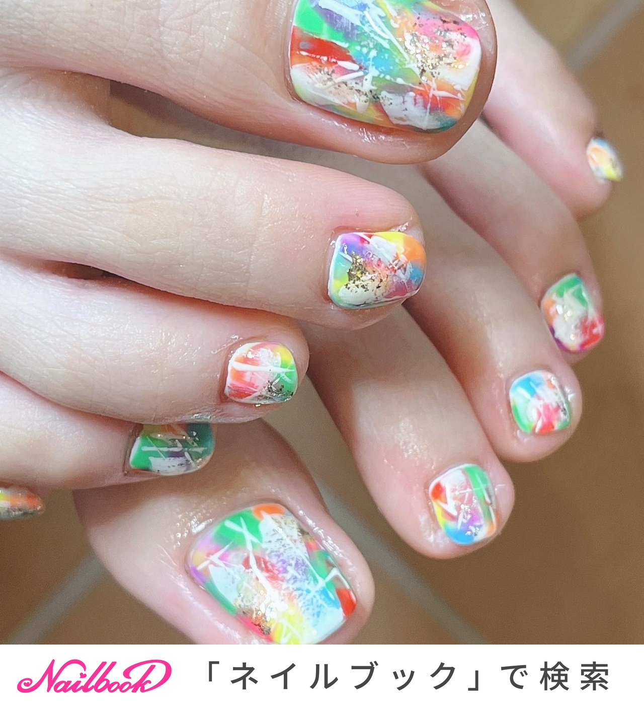 そのた様 ネイルデザイン> ̫ < たっぷり咲いた紫陽花が涼しげなネイル（D06-33）｜ネイル