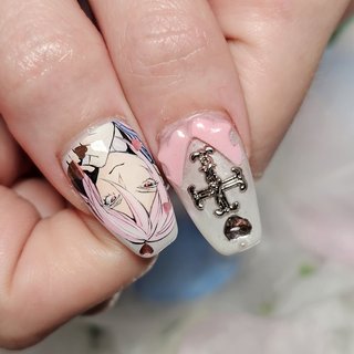 run　痛ネイルオーダー _Rie_Nail_ 痛ネイル♡オーダーチップ🕊️ | Order. 僕の