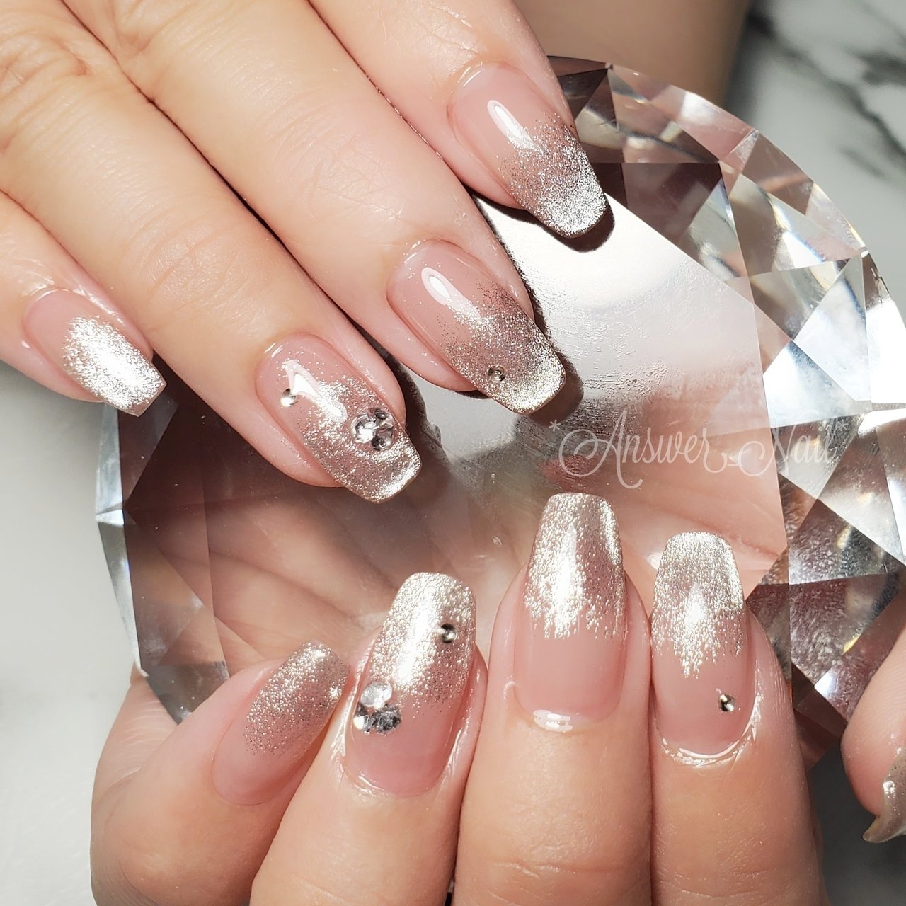 マグネット/シルバー - Answer_Nailのネイルデザイン[No.8796171  