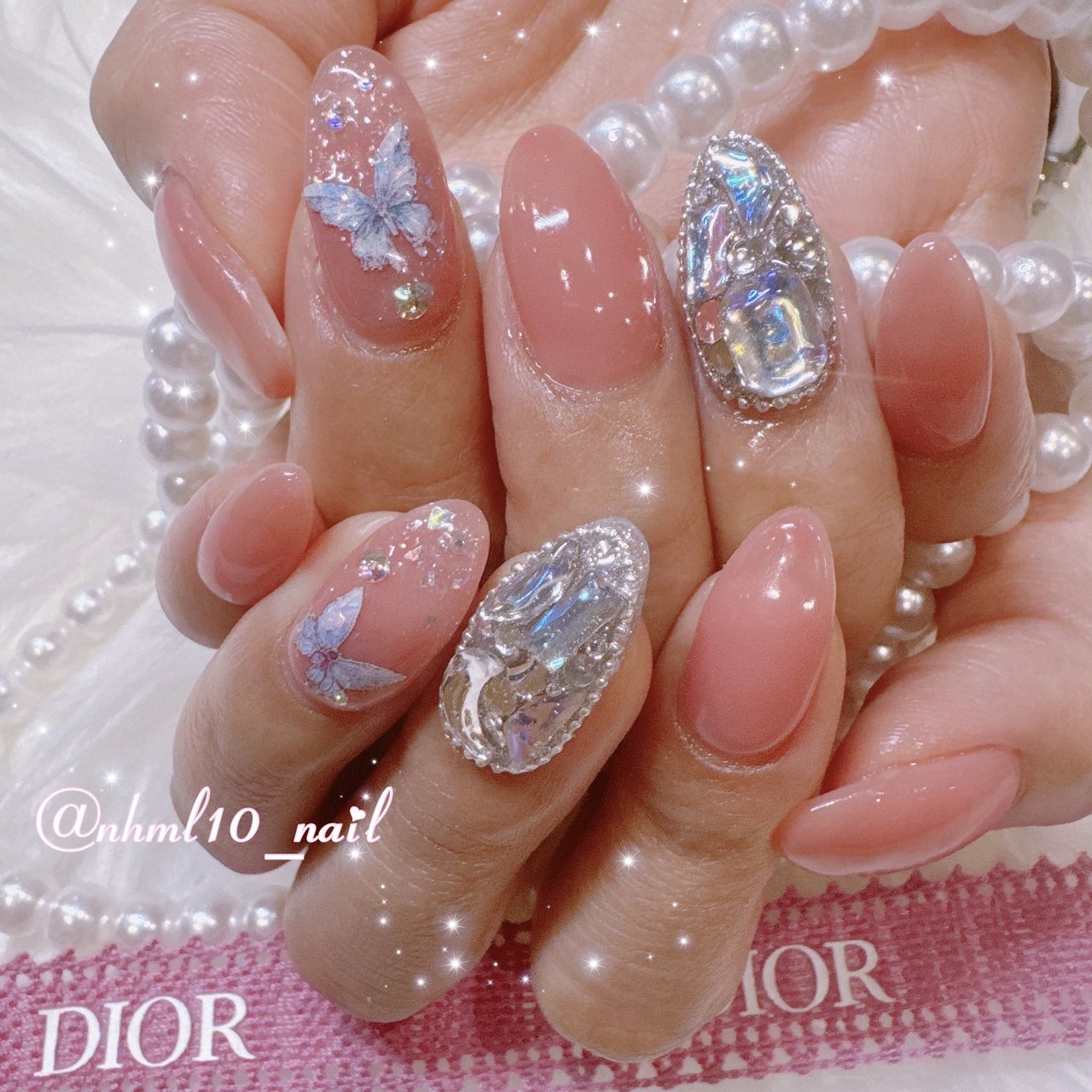 サイズオーダーネイルNo.4地雷系 量産系 ゆめかわ系 綺麗系 その他  