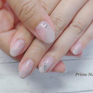 オーダーネイルチップ No.107 レッド系カラー 微粒子マグ ミラーリボン